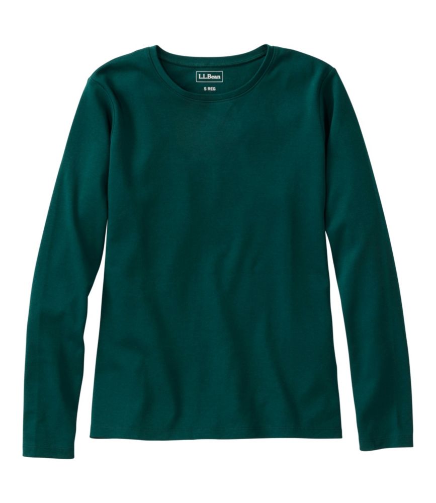 Women's L.L.Bean Tee, Long-Sleeve Crewneck - US 0776
