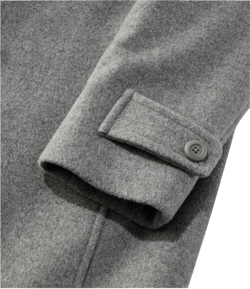 Women's Classic Lambswool Polo Coat, Three-Quarter Length - US 3364