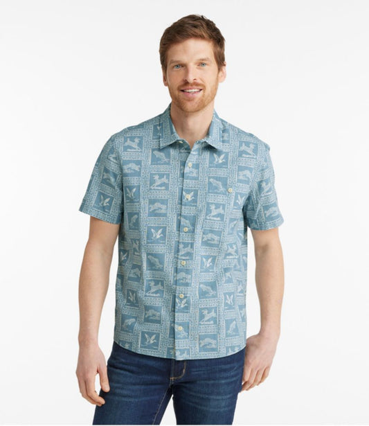 Men's Signature Vacationland Shirt, Short-Sleeve, Slim Fit - US 0687