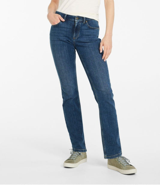 Women's BeanFlex® Jeans, Mid-Rise Straight-Leg - US 3864