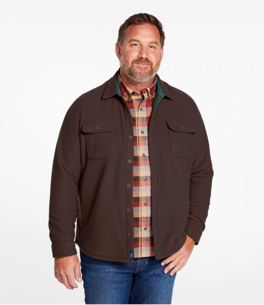 Men's Bean's Mariner Fleece Shirt - US 0389