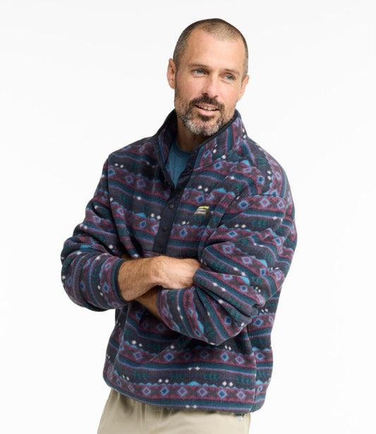 Men's Mountain Classic Fleece Pullover, Print - US 2662