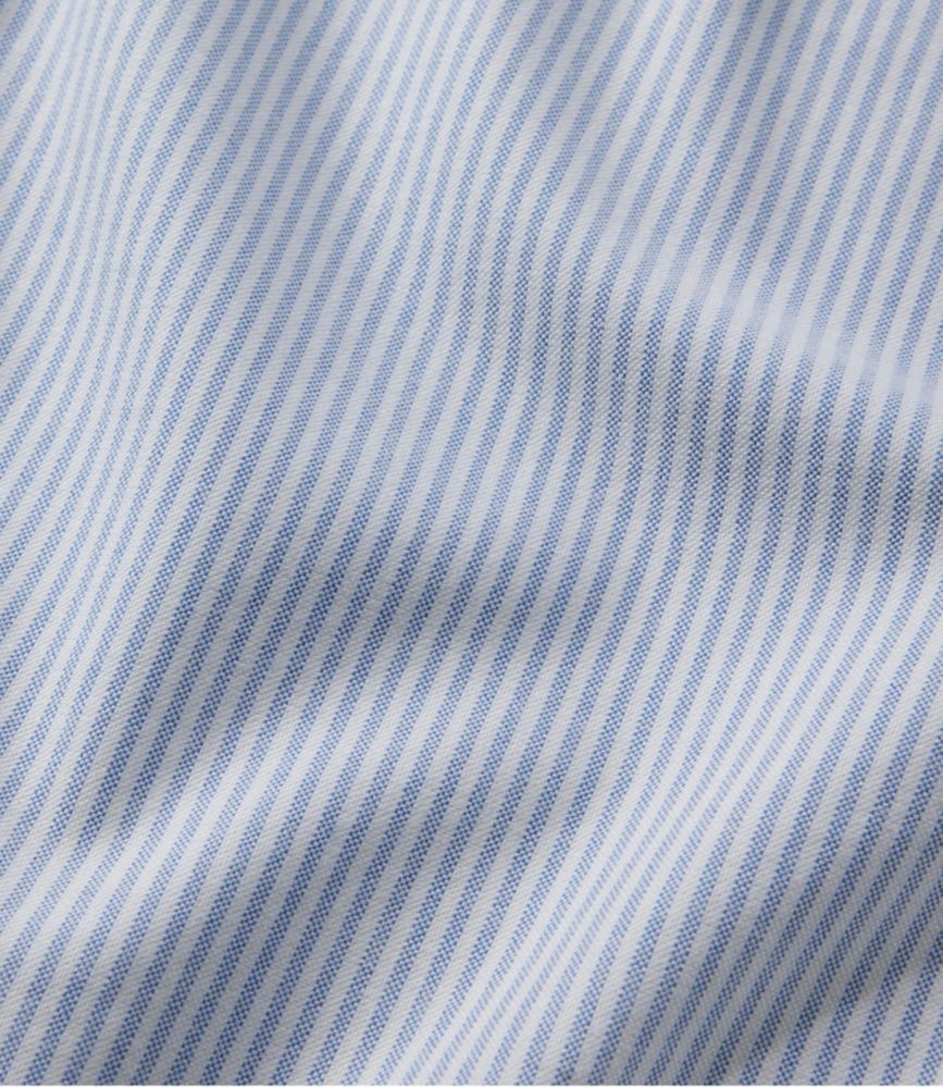 Men's Wrinkle-Free Classic Oxford Cloth Shirt, Traditional Fit University Stripe - US 1760