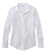 Women's Wrinkle-Free Pinpoint Oxford Shirt, Long-Sleeve Relaxed Fit - US 0927