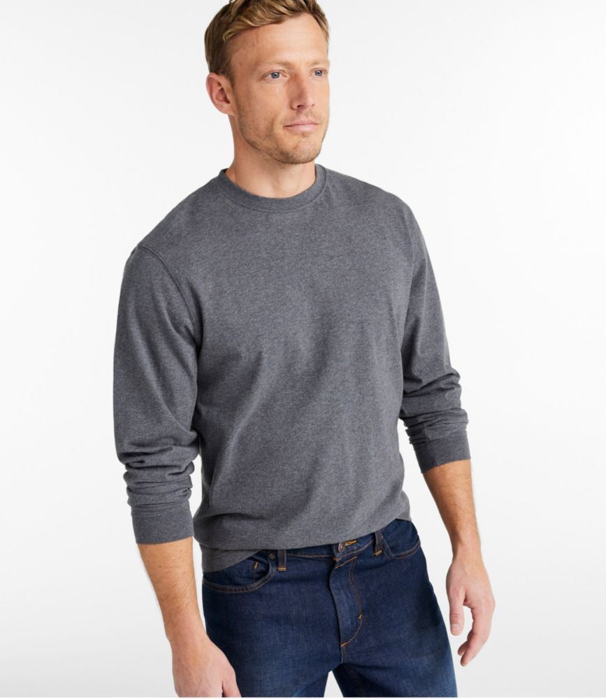 Men's Carefree Unshrinkable Tee, Traditional Fit, Long-Sleeve - US 5784