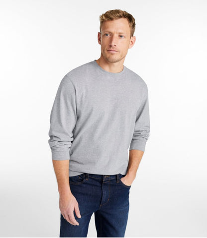 Men's Carefree Unshrinkable Tee, Traditional Fit, Long-Sleeve - US 6322