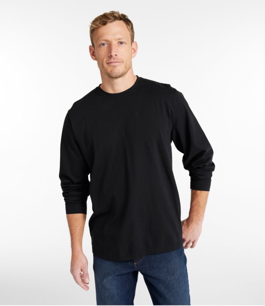 Men's Carefree Unshrinkable Tee, Traditional Fit, Long-Sleeve - US 0969
