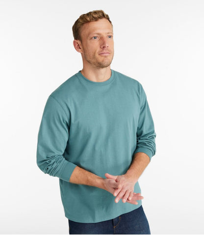 Men's Carefree Unshrinkable Tee, Traditional Fit, Long-Sleeve - US 9774