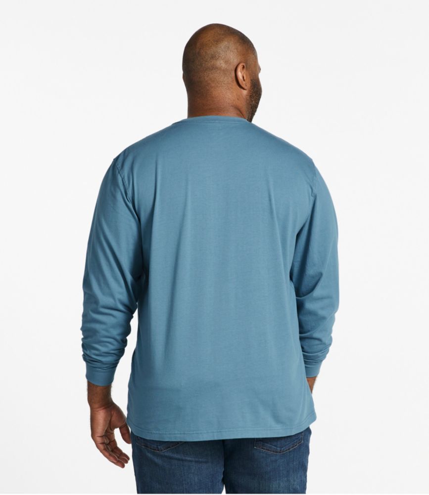 Men's Carefree Unshrinkable Tee, Traditional Fit, Long-Sleeve - US 8847
