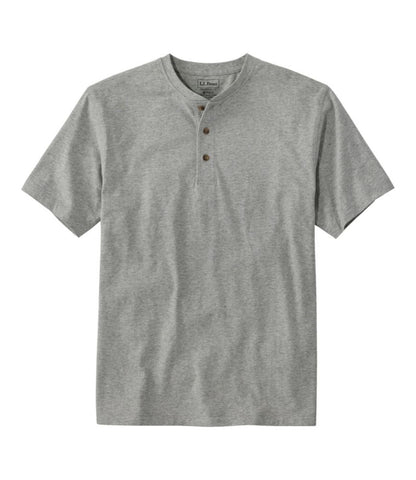 Men's Carefree Unshrinkable Tee, Traditional Fit, Henley - US 4206