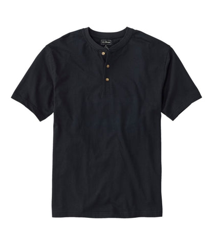 Men's Carefree Unshrinkable Tee, Traditional Fit, Henley - US 2916