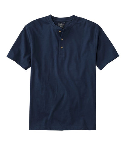 Men's Carefree Unshrinkable Tee, Traditional Fit, Henley - US 6691