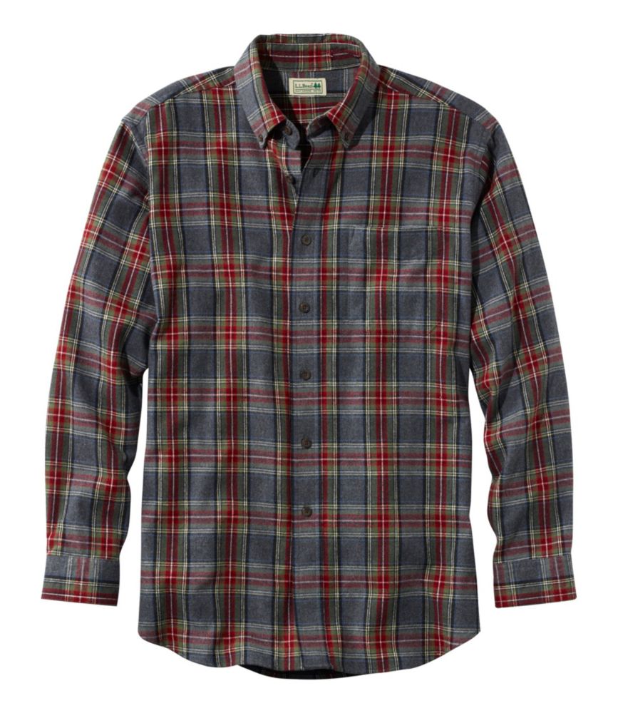 Men's Scotch Plaid Flannel Shirt, Traditional Fit - US 7081