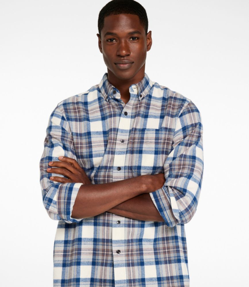 Men's Scotch Plaid Flannel Shirt, Traditional Fit - US 2061