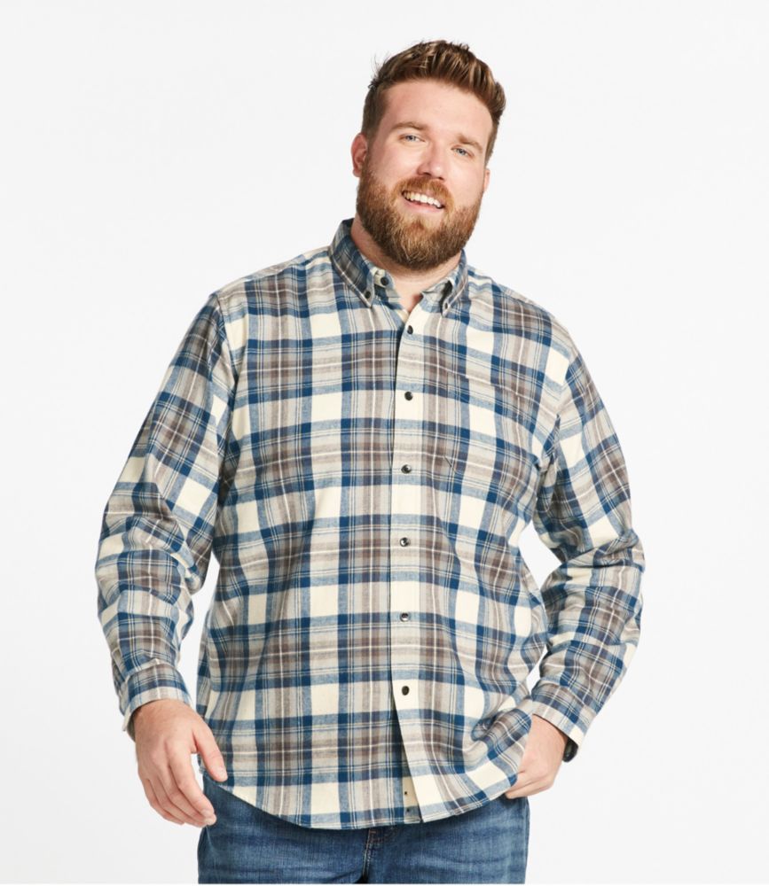 Men's Scotch Plaid Flannel Shirt, Traditional Fit - US 2061