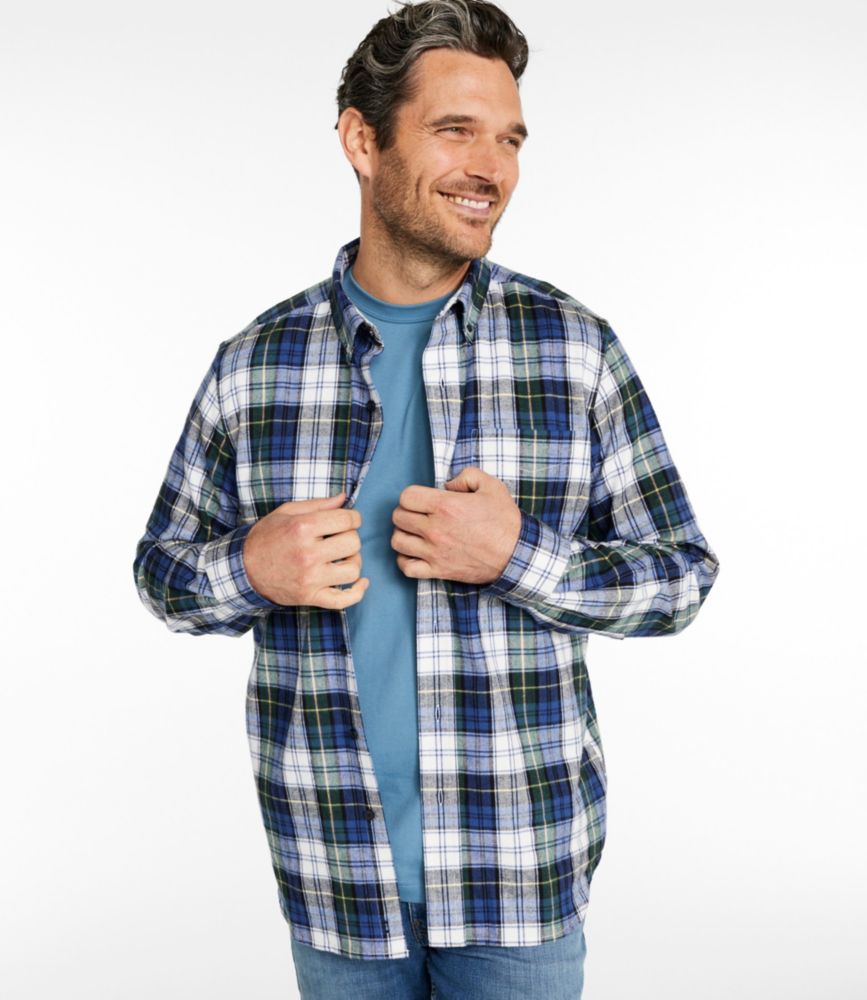 Men's Scotch Plaid Flannel Shirt, Traditional Fit - US 3780