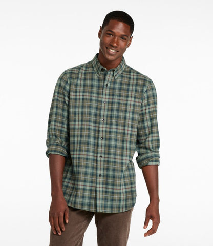 Men's Scotch Plaid Flannel Shirt, Traditional Fit - US 0716
