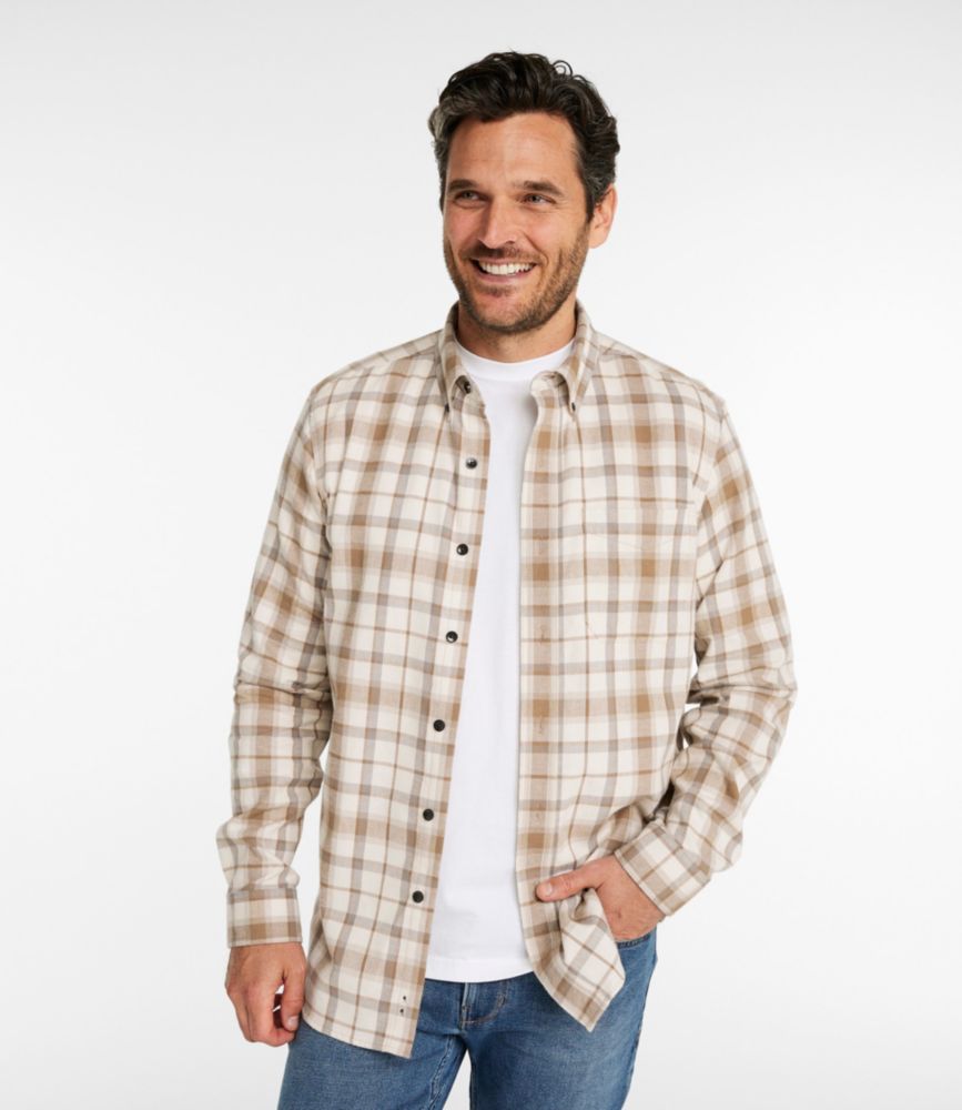 Men's Scotch Plaid Flannel Shirt, Traditional Fit - US 7869