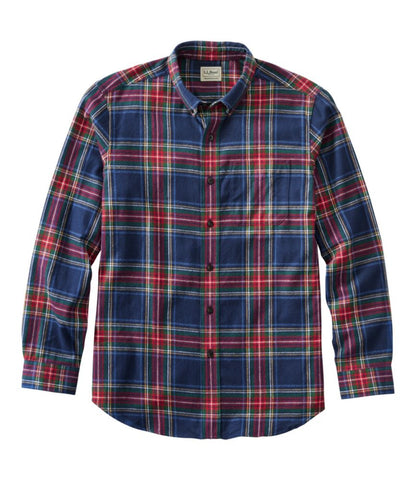 Men's Scotch Plaid Flannel Shirt, Traditional Fit - US 9739