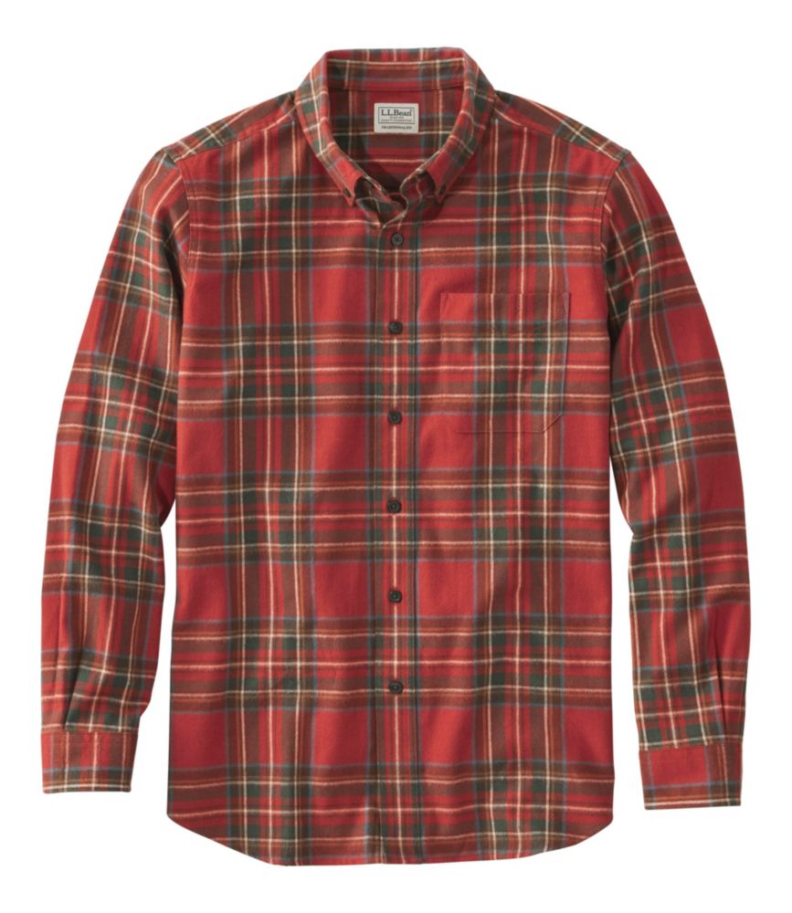Men's Scotch Plaid Flannel Shirt, Traditional Fit - US 8693