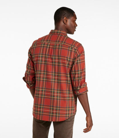Men's Scotch Plaid Flannel Shirt, Traditional Fit - US 8693