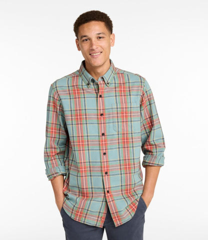 Men's Scotch Plaid Flannel Shirt, Traditional Fit - US 9752