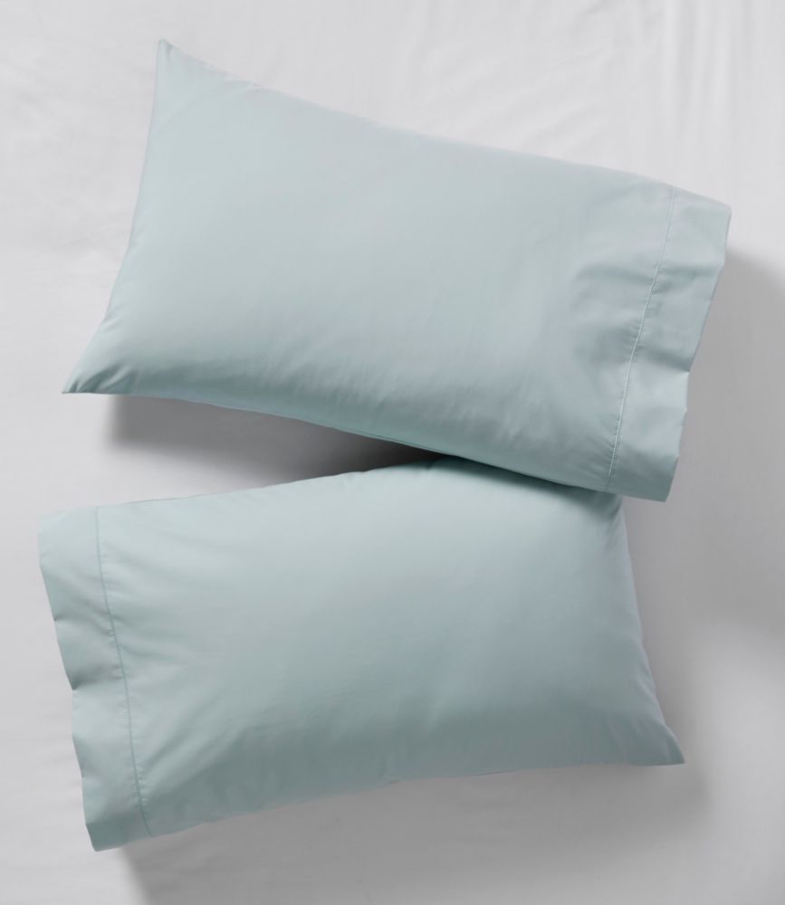 280-Thread-Count Pima Cotton Percale Pillowcases, Set of Two - US 0919