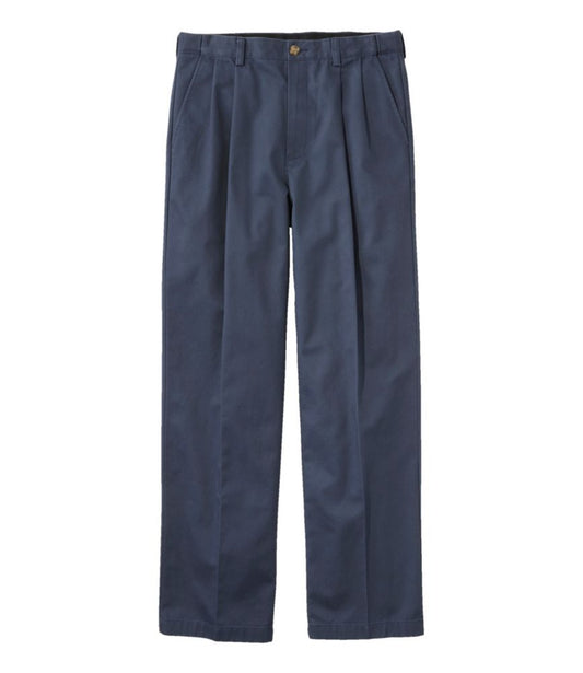 Men's Wrinkle-Free Double L® Chinos, Natural Fit, Hidden Comfort, Pleated - US 8435