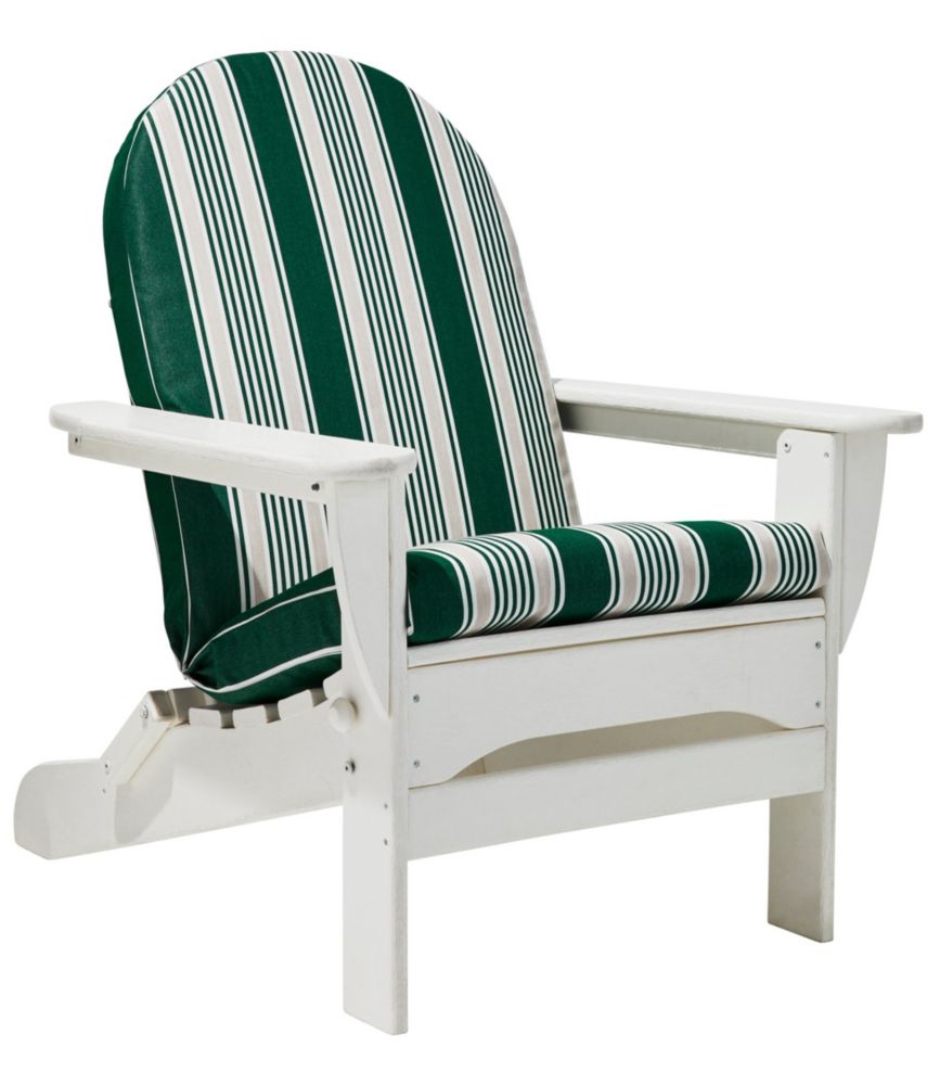 Casco Bay Adirondack Chair Seat and Back Cushion, Stripe - US 9621