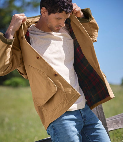 Men's Carefree Unshrinkable Tee with Pocket, Traditional Fit - US 4992