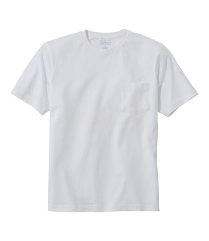 Men's Carefree Unshrinkable Tee with Pocket, Traditional Fit - US 9781