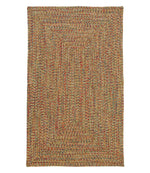 All-Weather Braided Rug, Concentric Pattern Rectangular - US 1564