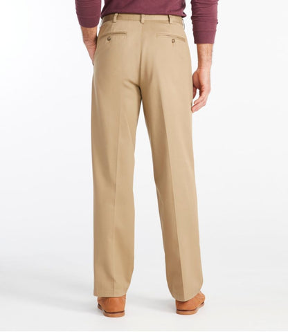Men's Wrinkle-Free Double L® Chinos, Natural Fit, Hidden Comfort, Plain Front - US 2271