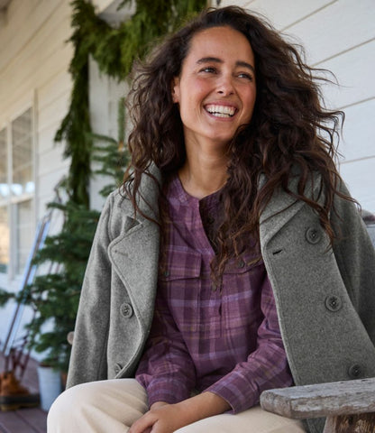 Women's Classic Lambswool Peacoat - US 6044