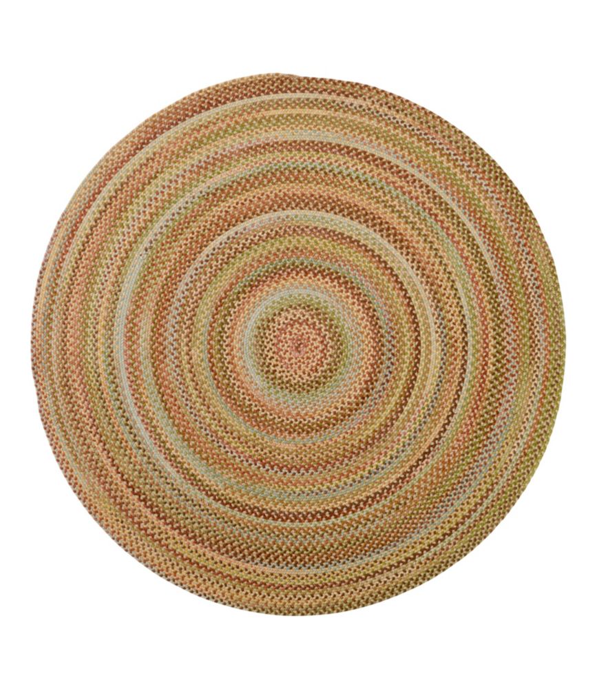 L.L.Bean Braided Wool Rug, 6' Diam. - US 2624