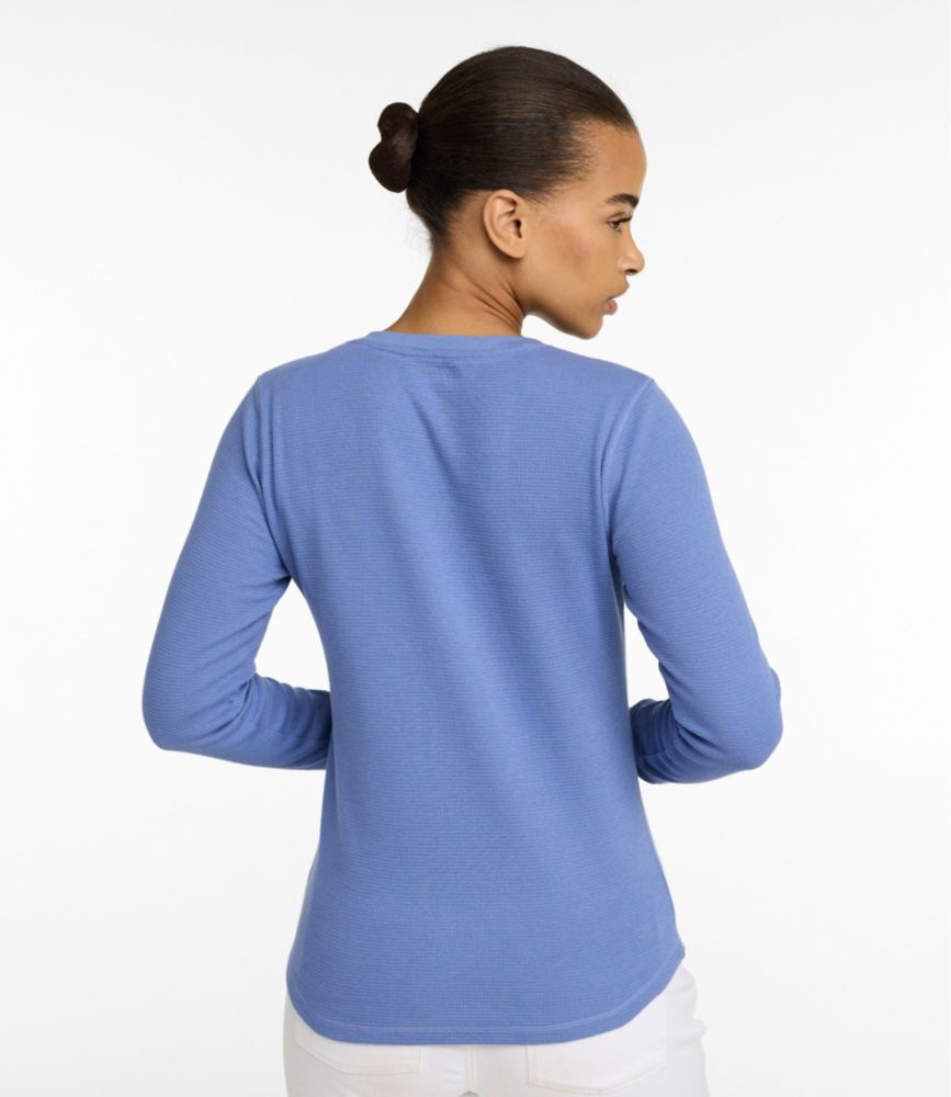 Women's Waffle-Knit Henley - US 2622