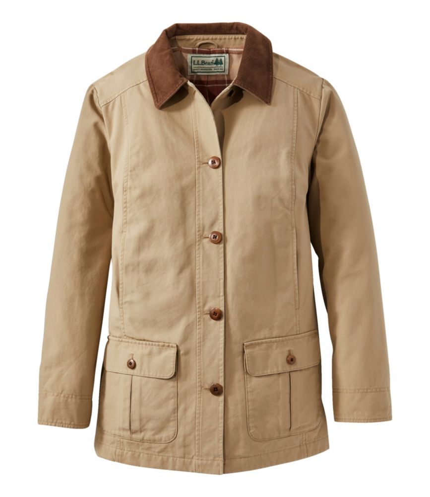 Women's Adirondack Barn Coat, Flannel-Lined - US 4614