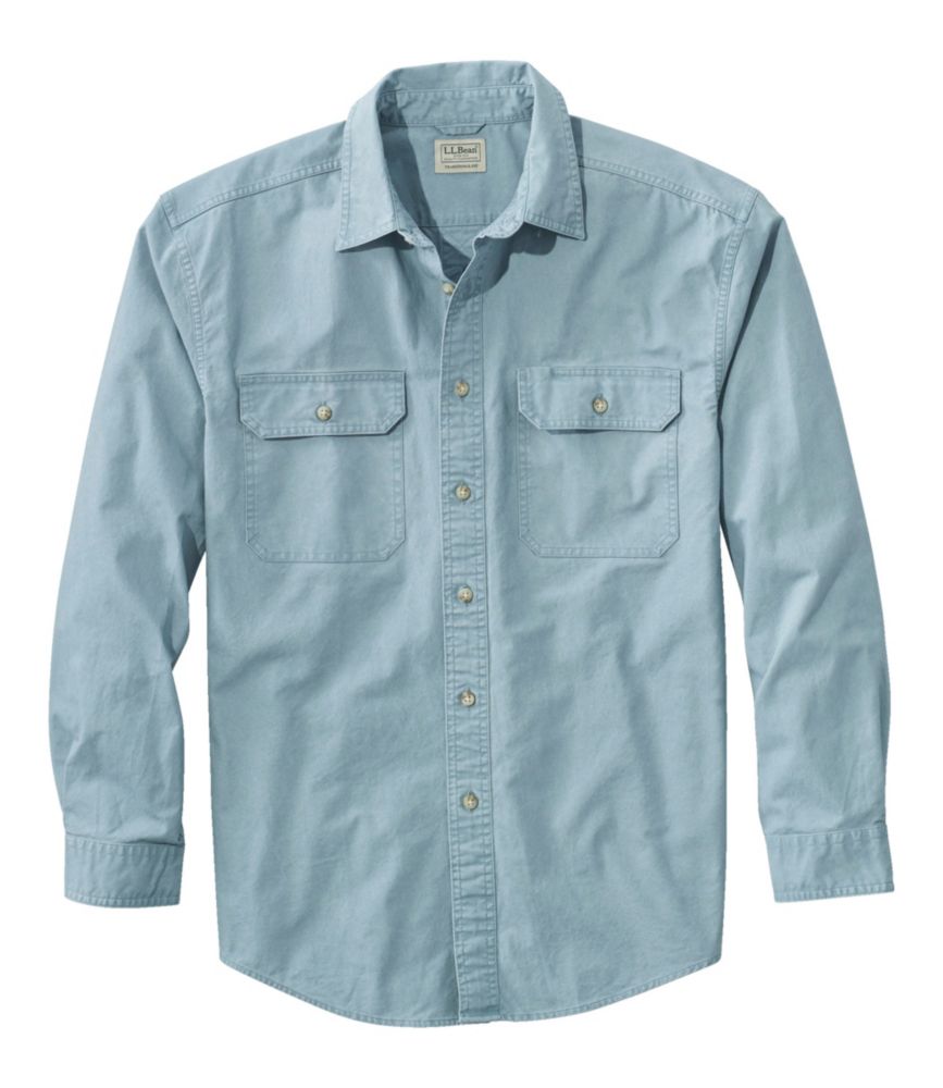 Men's Sunwashed Canvas Shirt, Traditional Fit - US 7531