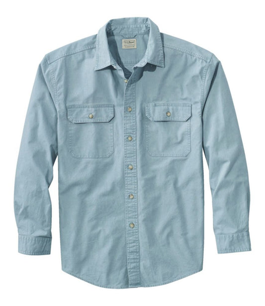 Men's Sunwashed Canvas Shirt, Traditional Fit - US 7531