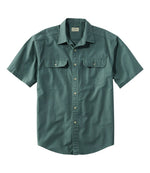 Men's Sunwashed Canvas Shirt, Traditional Fit Short-Sleeve - US 6966