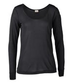 Women's Silk Pointelle, Long-Sleeve Scoopneck - US 5087