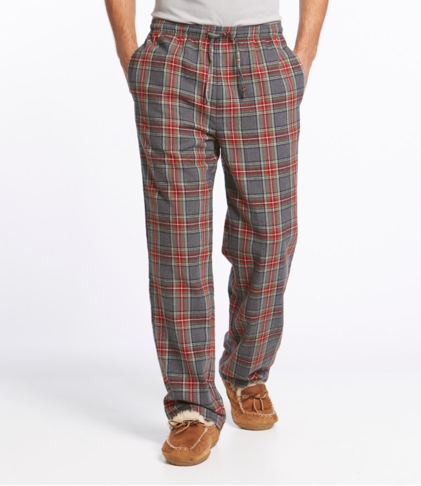 Men's Scotch Plaid Flannel Sleep Pants - US 3306