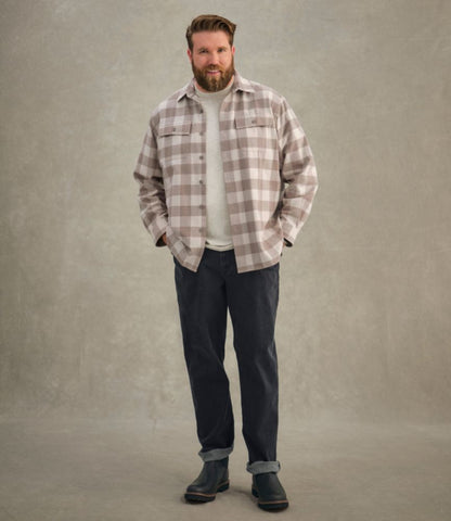 Men's Chamois Shirt, Traditional Fit, Plaid - US 1398