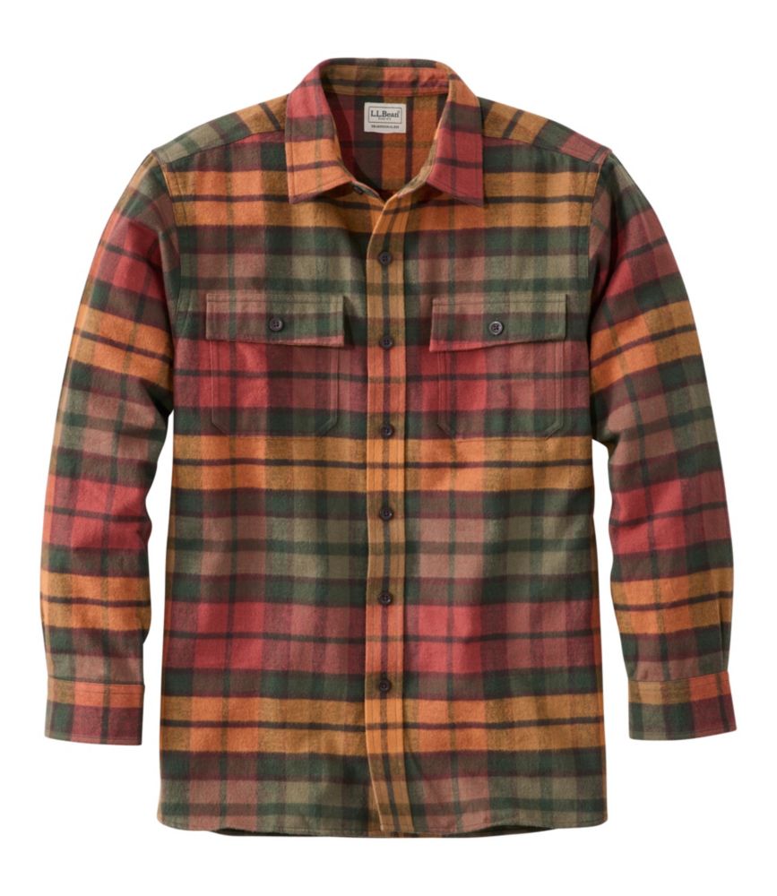 Men's Chamois Shirt, Traditional Fit, Plaid - US 2459