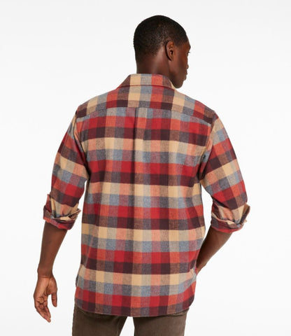 Men's Chamois Shirt, Traditional Fit, Plaid - US 0054