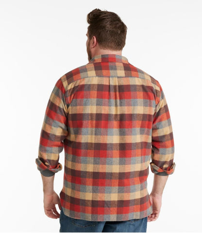 Men's Chamois Shirt, Traditional Fit, Plaid - US 0054