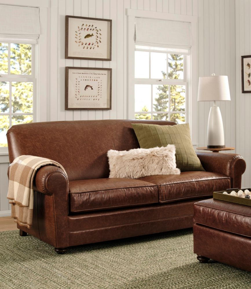 Bean's Leather Lodge Sofa - US 1768