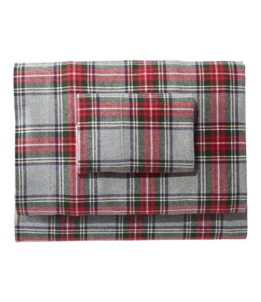 Heritage Chamois Flannel Sheet Collection, Plaid - US 4154