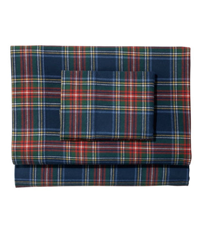 Heritage Chamois Flannel Sheet Collection, Plaid - US 2963