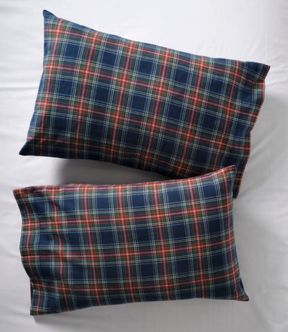 Heritage Chamois Flannel Sheet Collection, Plaid - US 2963